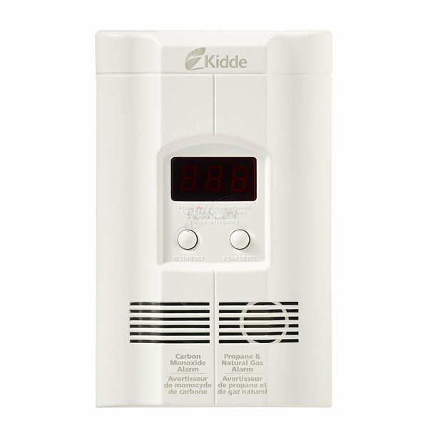 American Imaginations Rectangle White 3 In 1 CO Propane Natural Gas Alarm Plastic AI-37069